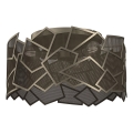 Plafondlamp CAMO 3xE27/15W/230V goud