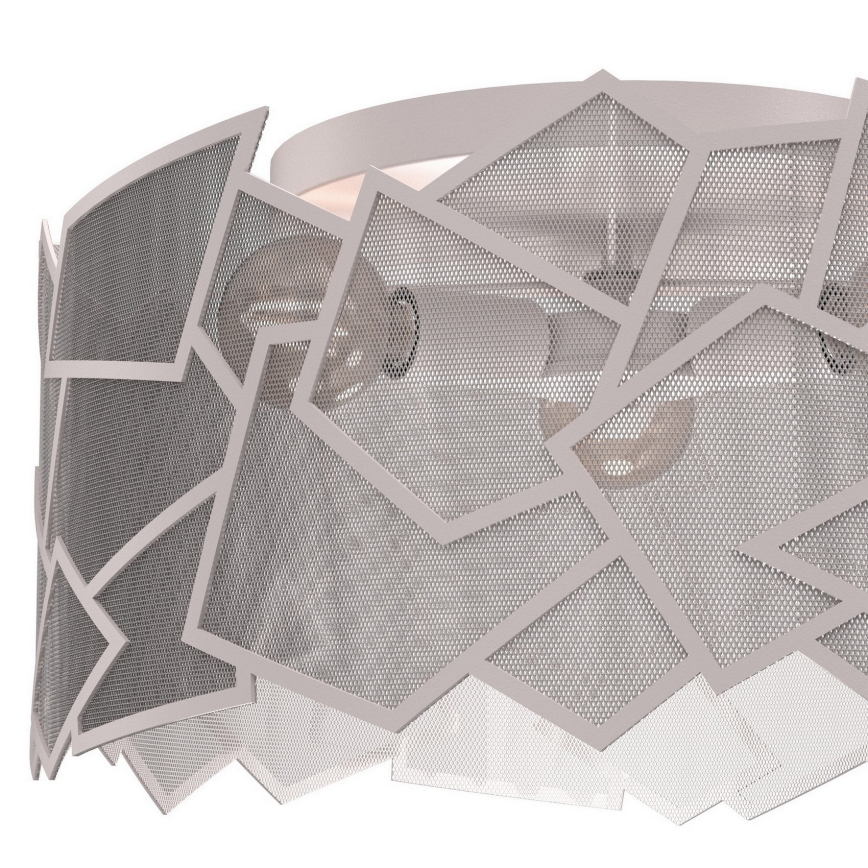 Plafondlamp CAMO 3xE27/15W/230V Ø 49,5 cm beige