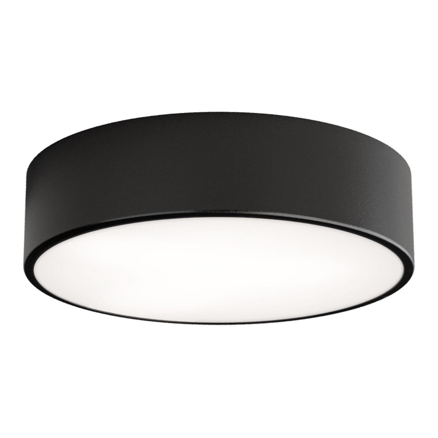 Plafondlamp CLEO 2xE27/24W/230V d. 30 cm zwart