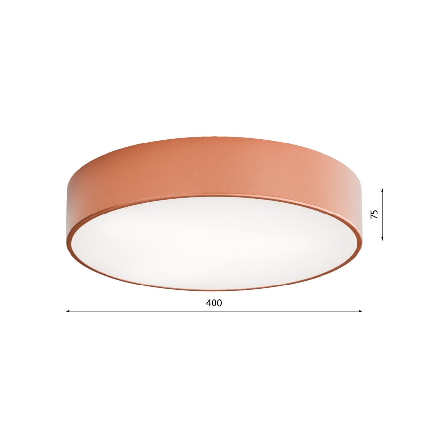 Plafondlamp CLEO 3xE27/24W/230V d. 40 cm koper