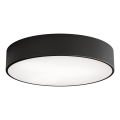Plafondlamp CLEO met bewegings- en schemersensor, 3xE27/24W/230V, Ø 40 cm, zwart