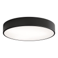 Plafondlamp CLEO met bewegings- en schemersensor, 4xE27/24W/230V, Ø 50 cm, zwart