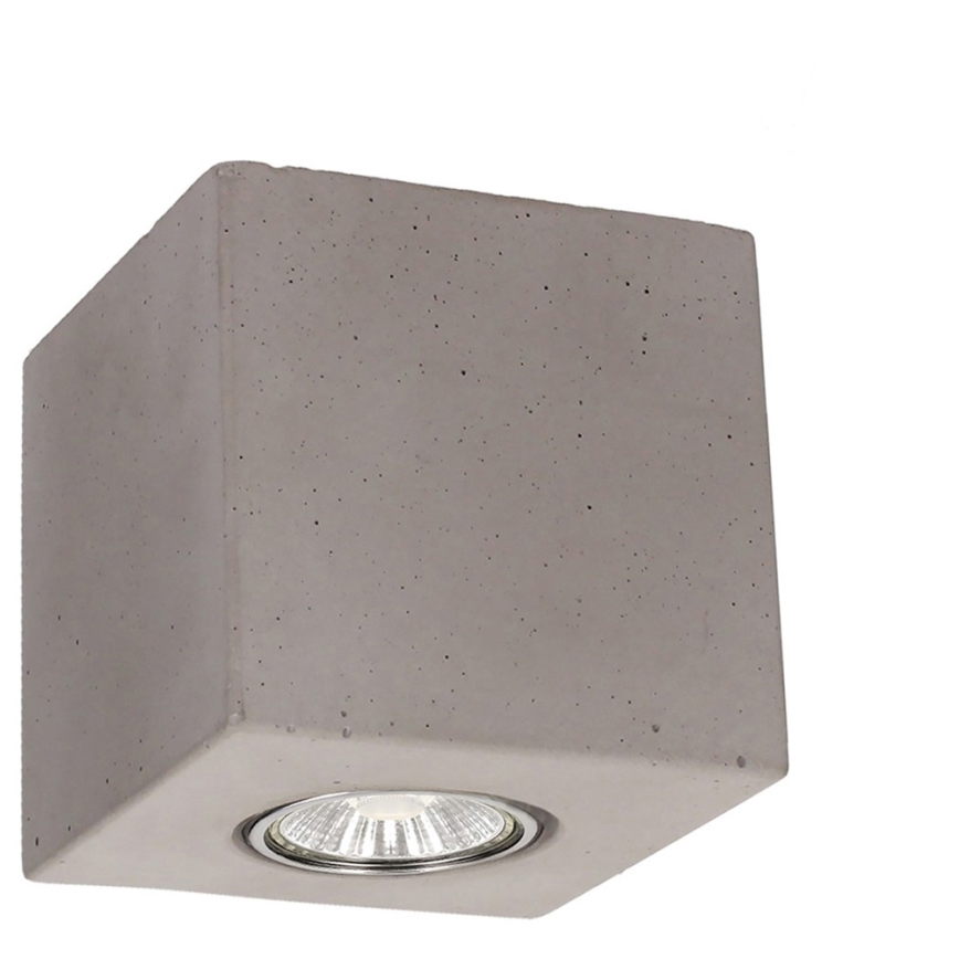 Plafondlamp CONCRETEDREAM 1xGU10/6W/230V beton - FSC-gecertificeerd