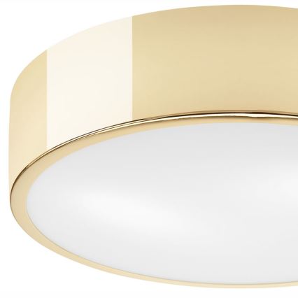 Plafondlamp DANTE 1xE27/60W/230V diameter 26 cm gouden