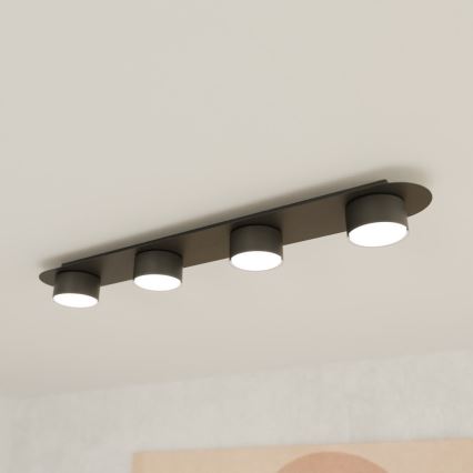 Plafondlamp DIAZ 4xGX53/12W/230V zwart