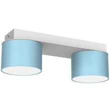 Plafondlamp DIXIE 2xGX53/11W/230V blauw