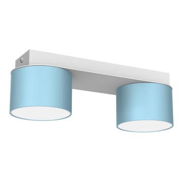 Plafondlamp DIXIE 2xGX53/11W/230V blauw