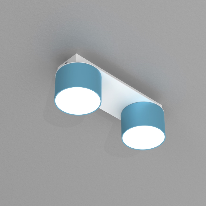 Plafondlamp DIXIE 2xGX53/11W/230V blauw