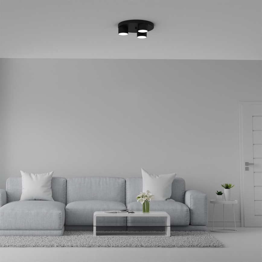 Plafondlamp DIXIE 3xGX53/11W/230V zwart