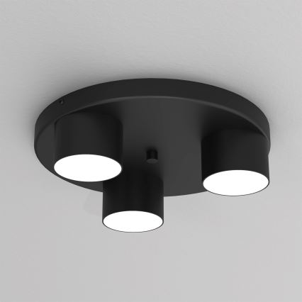 Plafondlamp DIXIE 3xGX53/11W/230V zwart