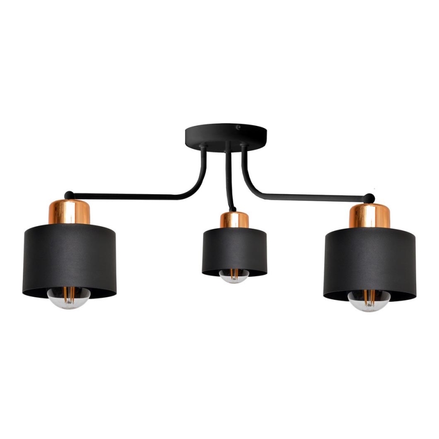 Plafondlamp EDISON 3xE27/15W/230V