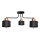 Plafondlamp EDISON 3xE27/15W/230V