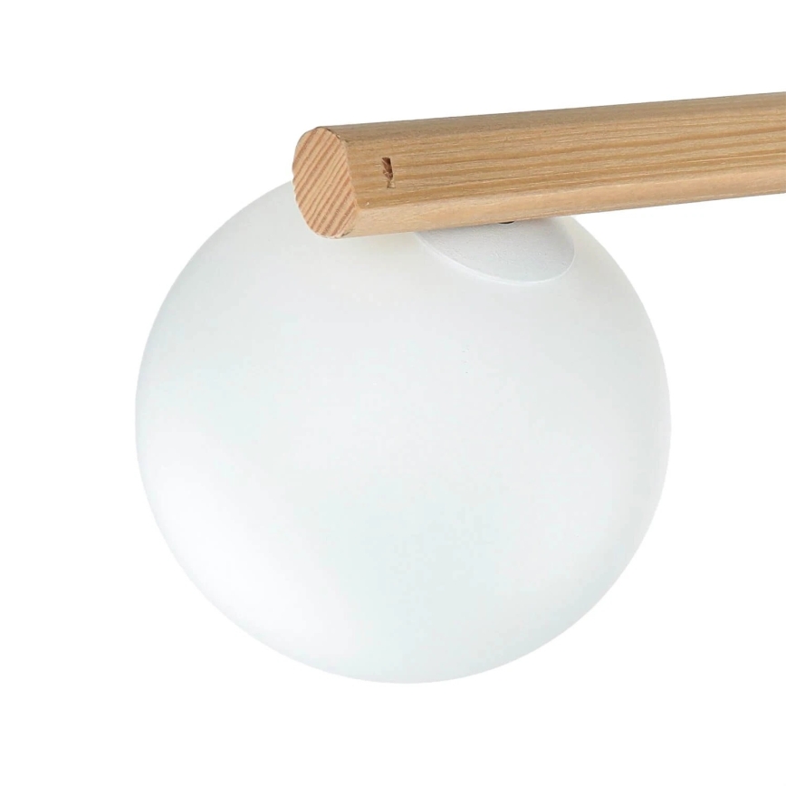 Plafondlamp ELYON 4xG9/40W/230V dennenhout