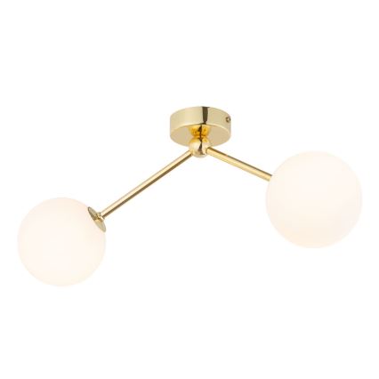 Plafondlamp FAIRY 2xG9/8W/230V goudkleurig