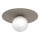 Plafondlamp FLAT 1xE27/15W/230V Ø 35 cm beige