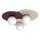 Plafondlamp FLAT 3xE27/15W/230V 55x60 cm beige/crème/bordeaux