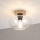 Plafondlamp FLO WOOD 1xE27/15W/230V eiken/helder Ø 22 cm