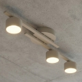 Plafondlamp FRAGMENT 3xGX53/12W/230V beige