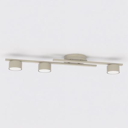Plafondlamp FRAGMENT 3xGX53/12W/230V beige