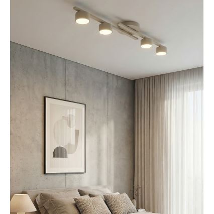 Plafondlamp FRAGMENT 4xGX53/12W/230V beige