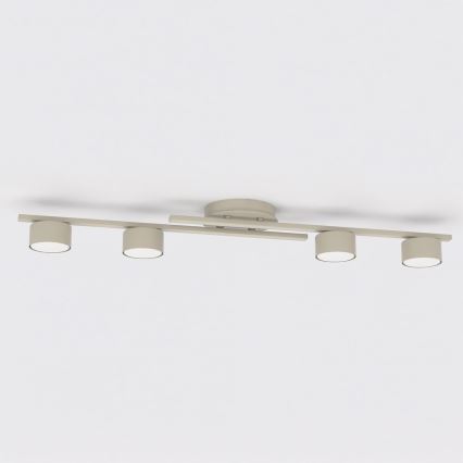 Plafondlamp FRAGMENT 4xGX53/12W/230V beige
