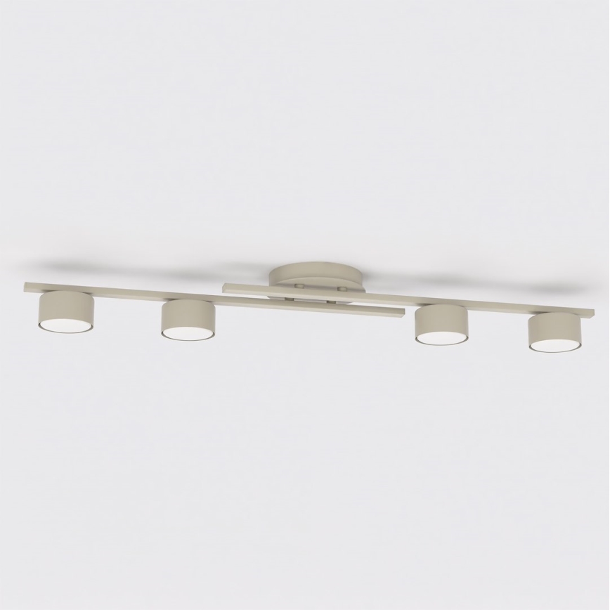 Plafondlamp FRAGMENT 4xGX53/12W/230V beige
