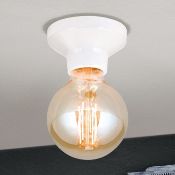 Plafondlamp FROST 1xE27/60W/230V wit