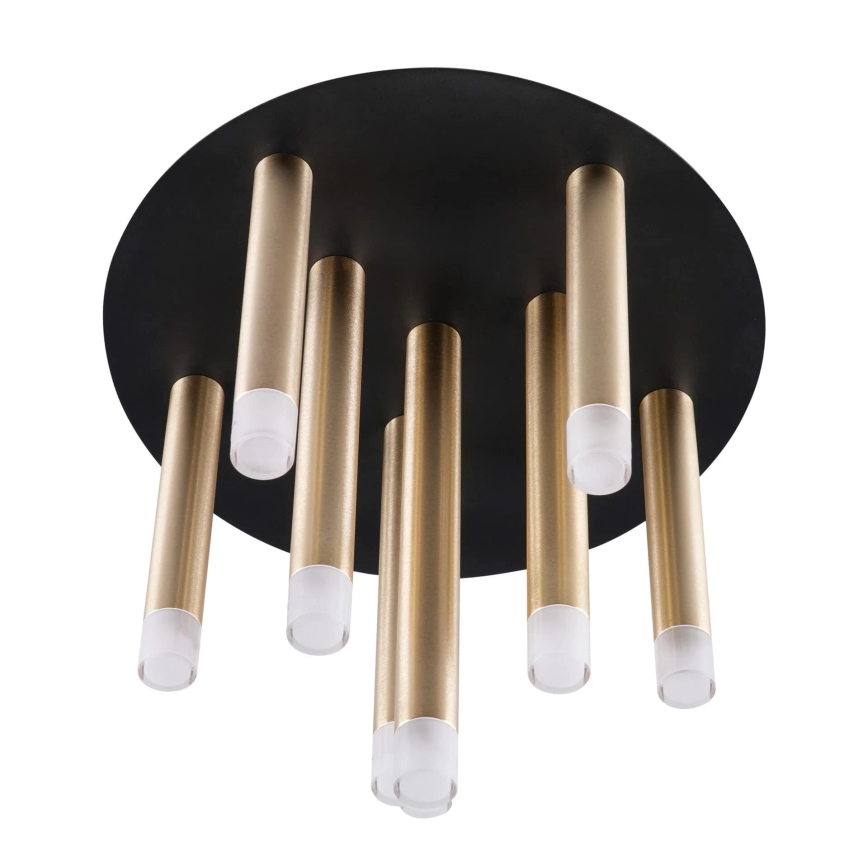 Plafondlamp GLAM 9xG9/8W/230V goud