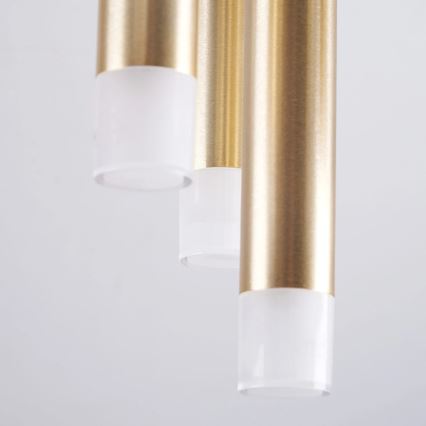 Plafondlamp GLAM 9xG9/8W/230V goud