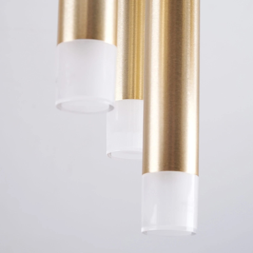 Plafondlamp GLAM 9xG9/8W/230V goud