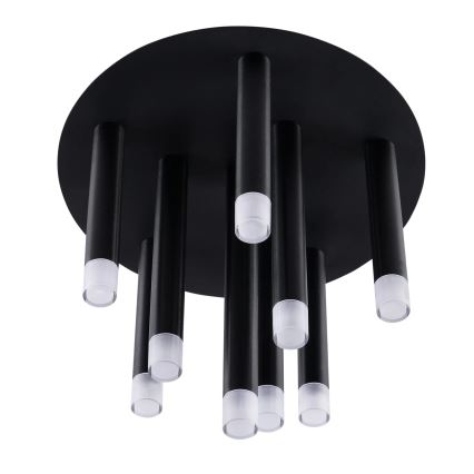 Plafondlamp GLAM 9xG9/8W/230V zwart