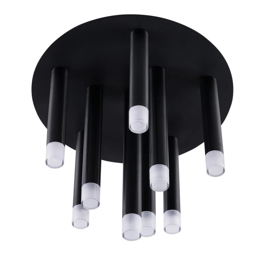Plafondlamp GLAM 9xG9/8W/230V zwart