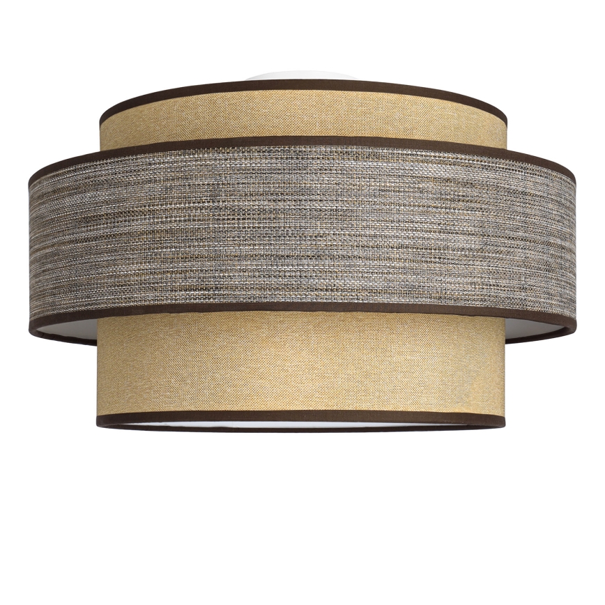 Plafondlamp GRACE 1xE27/60W/230V beige/bruin