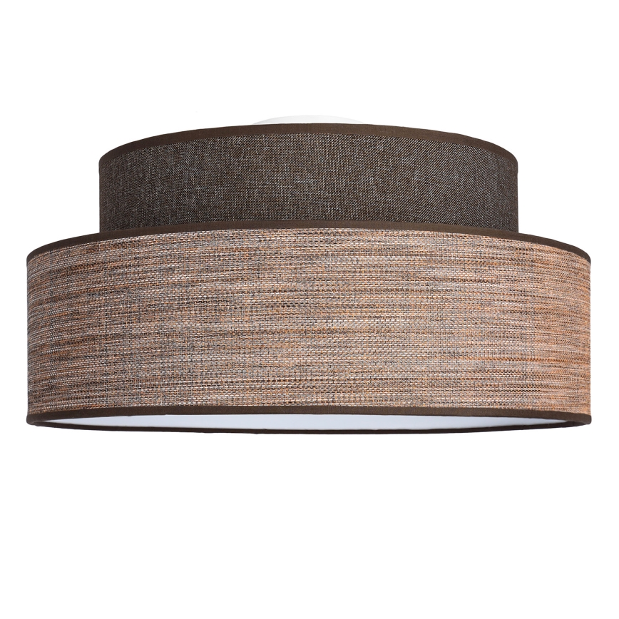 Plafondlamp GRACE 1xE27/60W/230V bruin/beige