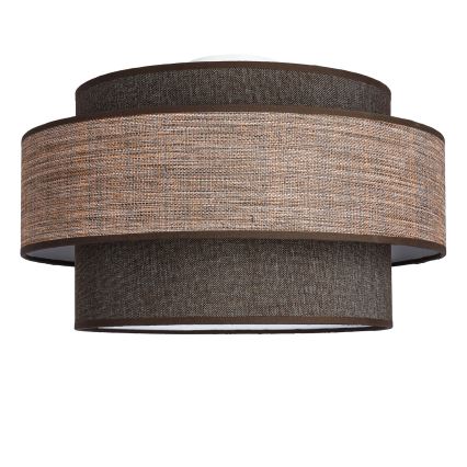 Plafondlamp GRACE 1xE27/60W/230V bruin/beige