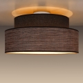 Plafondlamp GRACE 1xE27/60W/230V diameter 40 cm bruin/beige