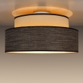 Plafondlamp GRACE 1xE27/60W/230V diameter 40 cm crème/bruin
