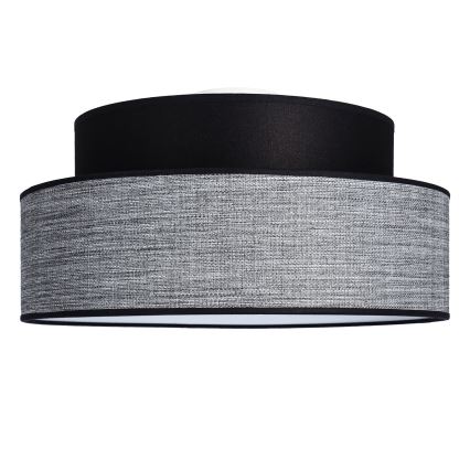 Plafondlamp GRACE 1xE27/60W/230V zwart/grijs