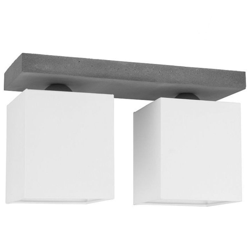 Plafondlamp GREAT 2xE27/25W/230V beton