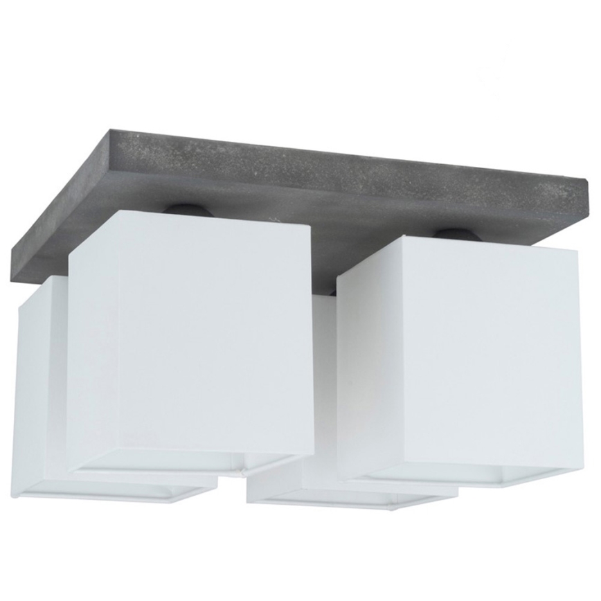 Plafondlamp GREAT 4xE27/25W/230V beton