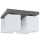 Plafondlamp GREAT 4xE27/25W/230V beton