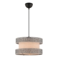 Plafondlamp HALO 1xE27/60W/230V beige/grijs