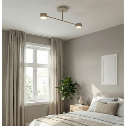 Plafondlamp HALO 2xGX53/10W/230V beige