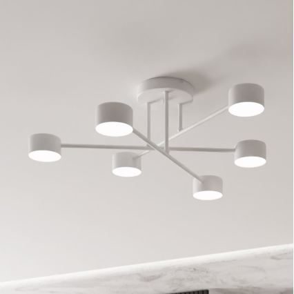 Plafondlamp HALO 6xGX53/10W/230V wit
