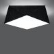 Plafondlamp HEXA 2xE27/60W/230V zwart