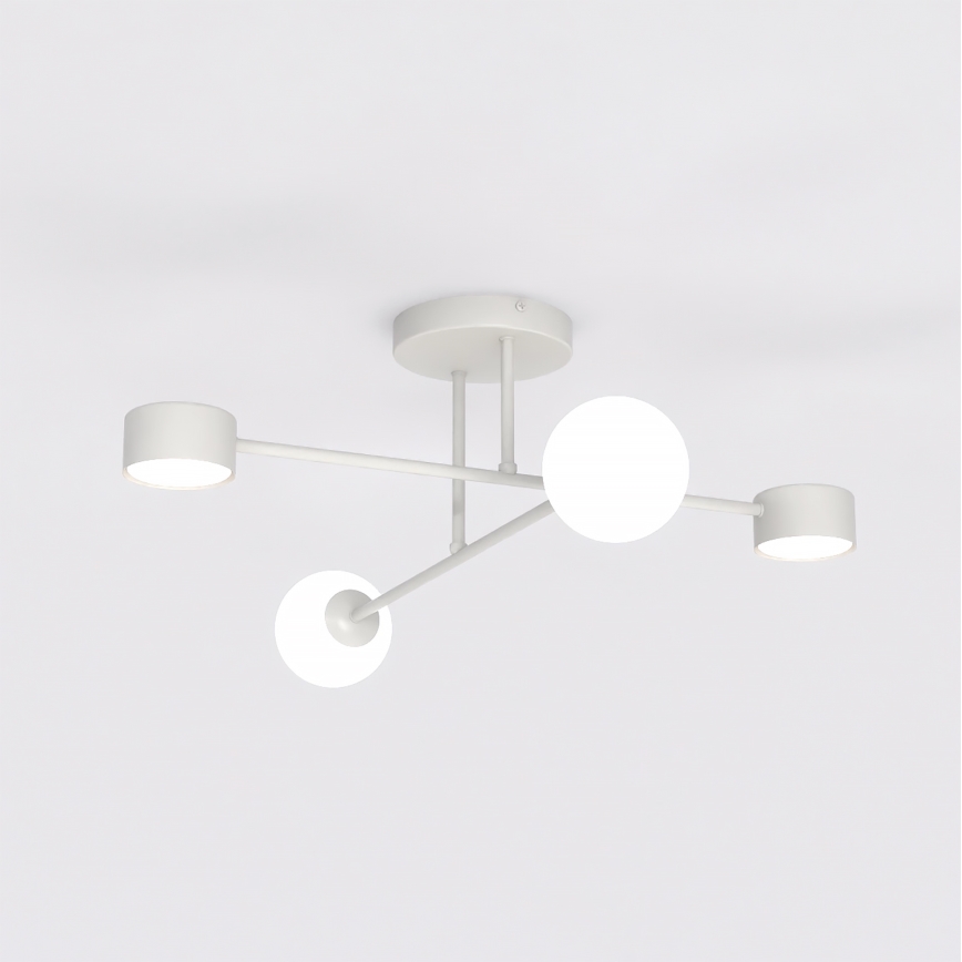 Plafondlamp HOLON 2xG9/8W/230V + 2xGX53/12W grijs