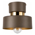 Plafondlamp IGNIA 1xE27/60W/230V bruin/goud