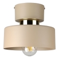Plafondlamp IGNIA 1xE27/60W/230V taupe