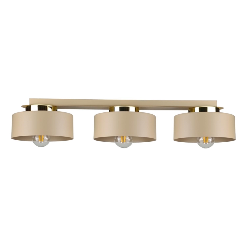 Plafondlamp IGNIA 3xE27/60W/230V taupe