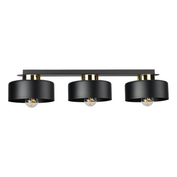 Plafondlamp IGNIA 3xE27/60W/230V zwart